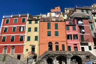 Case colorate a Riomaggiore