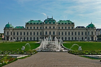 Il Palazzo Belvedere a Vienna