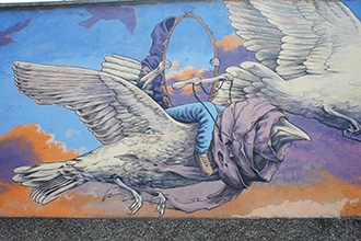 Ravenna, esempio di street art