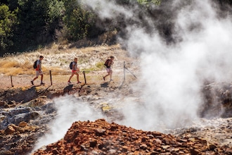 Fumarole geotermia in Toscana