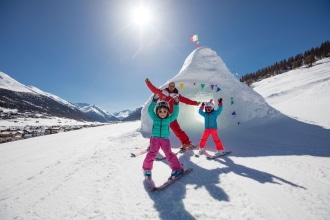 Sciare gratis con bambini in Lombardia