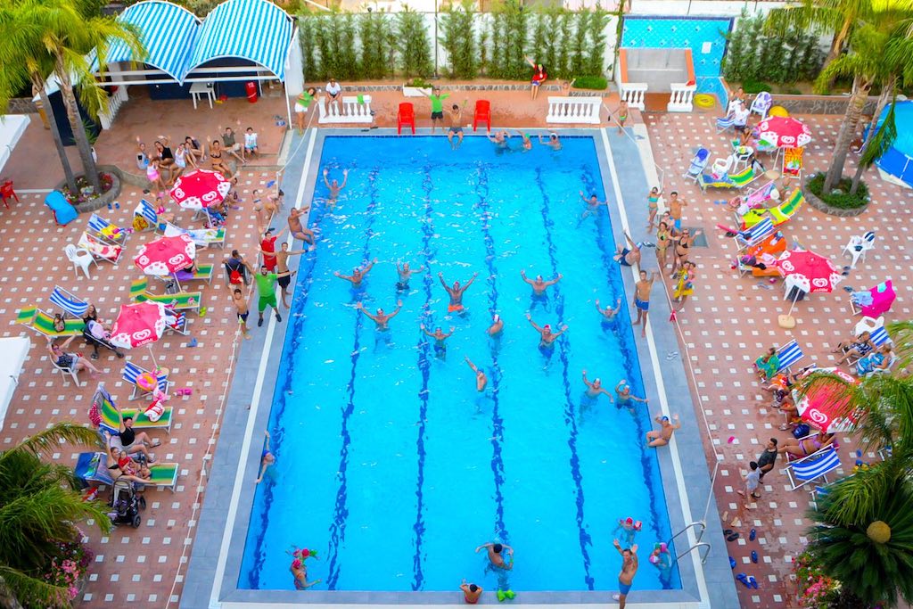 Hotel Parco dei principi per bambini a Scalea, piscina
