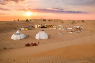 Sonara Camp nel deserto Dubai con bambini