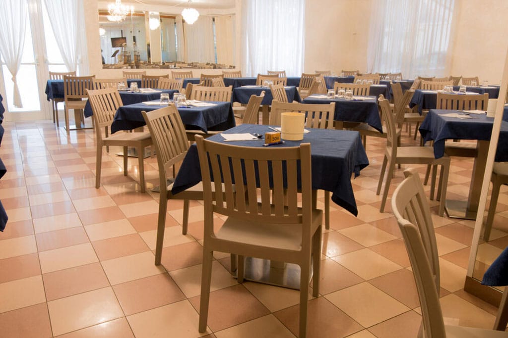 Family Hotel Caraibi a Rivazzurra di Rimini, ristorante
