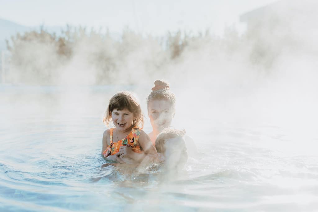 Das Mühlwald Hotel Alto Adige per bambini, piscina esterna riscaldata