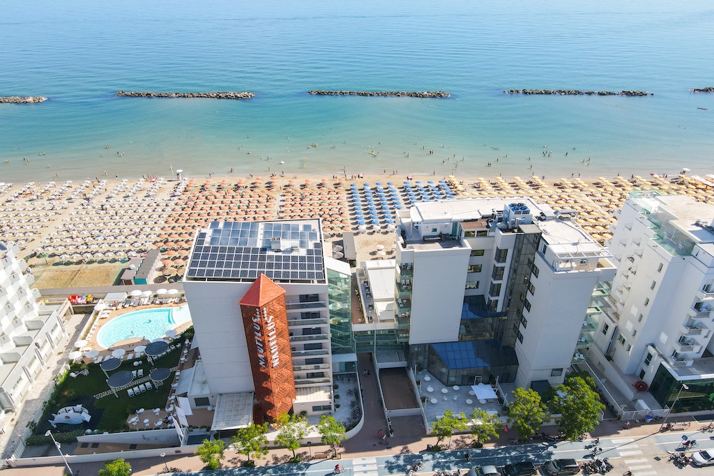Family hotel Nautilus a Pesaro sul mare, panoramica