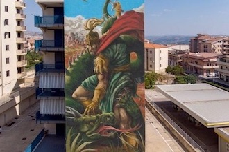 Street art con i bambini: i murales di Ragusa