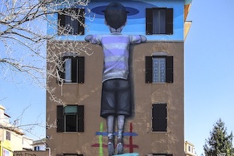 Street art con i bambini: i murales di Roma