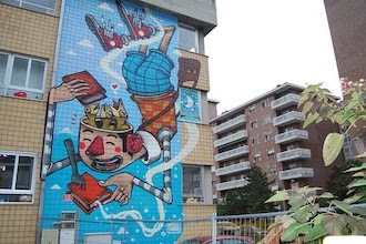 Street art con i bambini: i murales di Torino