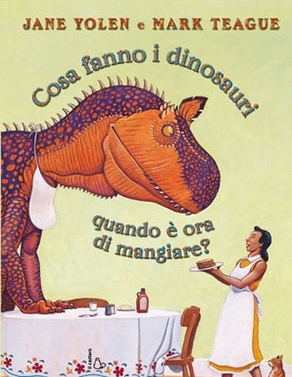 Libri sui dinosauri per bambini, storie, Cosa fanno i dinosauri quando è l'ora di mangiare?