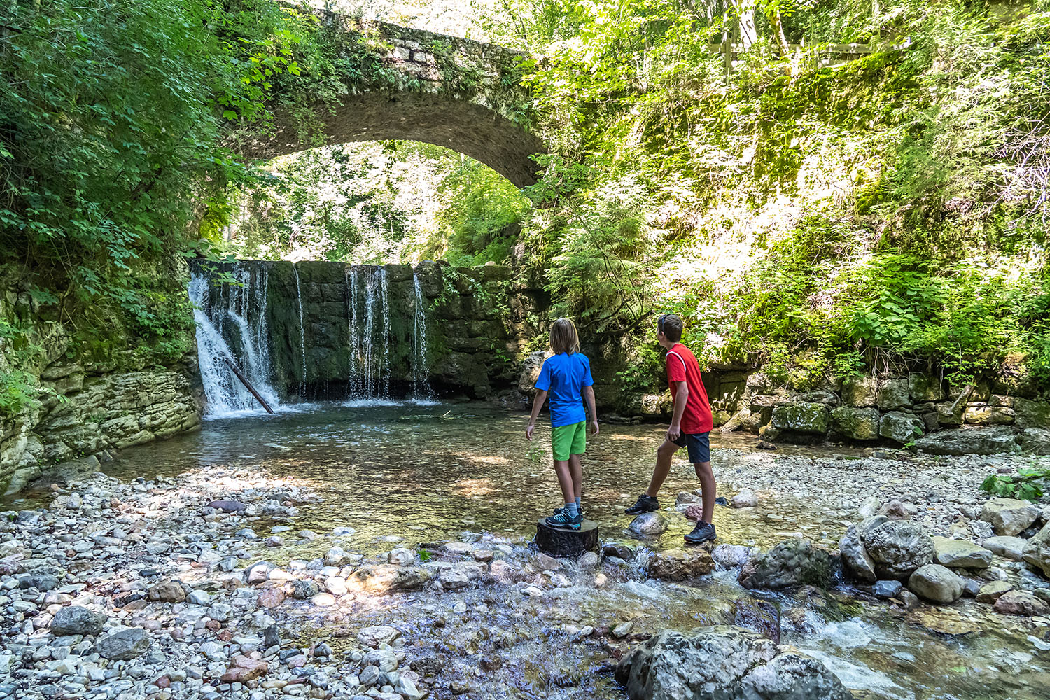 Cosa fare a Folgaria in estate con i bambini, Sentiero dell'Acqua