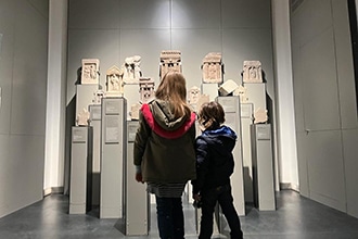 Musei reali di Torino con bambini, galleria archeologica
