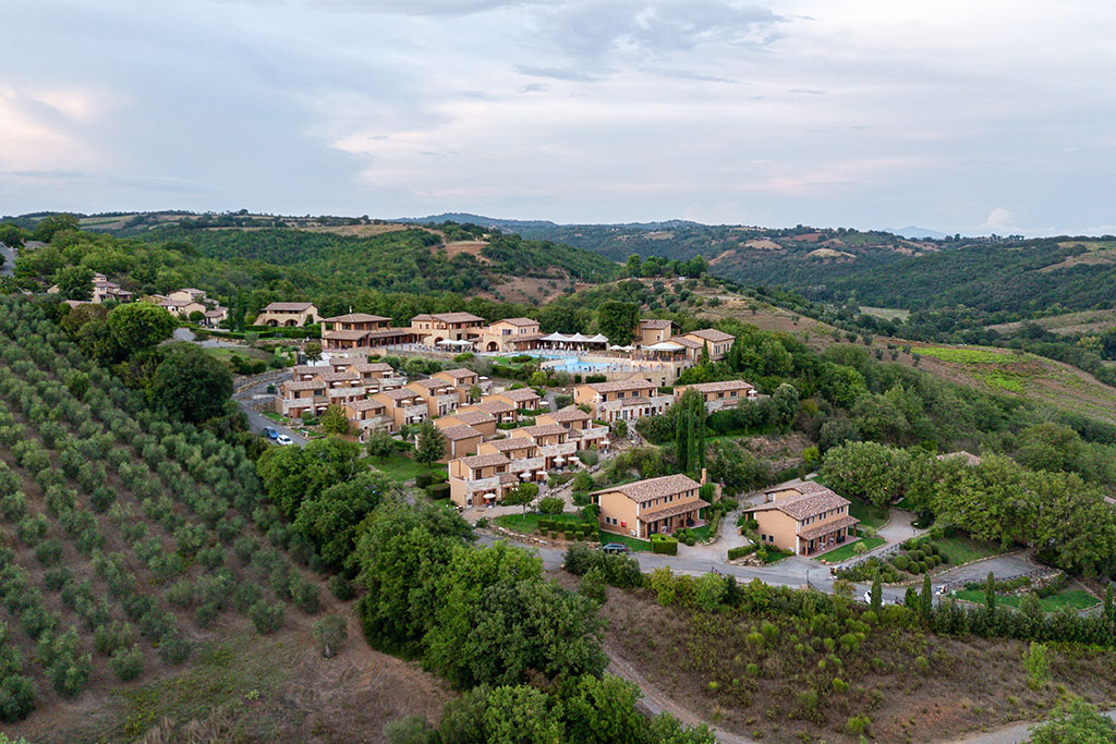 Borgo Magliano Garden Resort per bambini in Maremma Toscana, vista panoramica