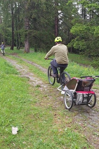 Torgnon con i bambini: sentieri in e-bike