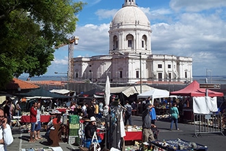 Lisbona, mercado de la ladra