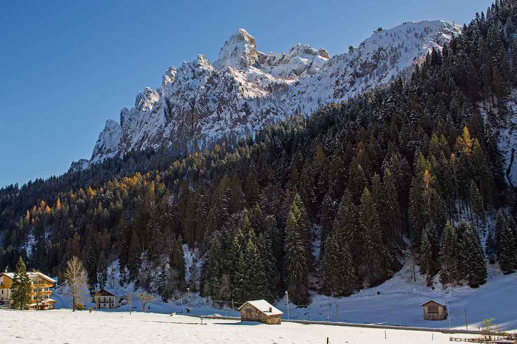 Trentino, Rifugio Cereda, inverno, panorama