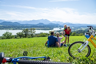 Lago Klopeinersee in bici