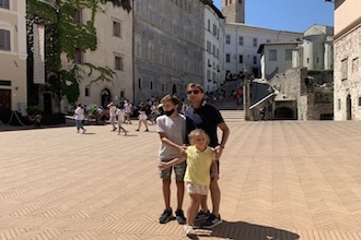 Spoleto con i bambini: la piazza della Cattedrale