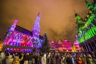 Grand Place Natale a Bruxelles