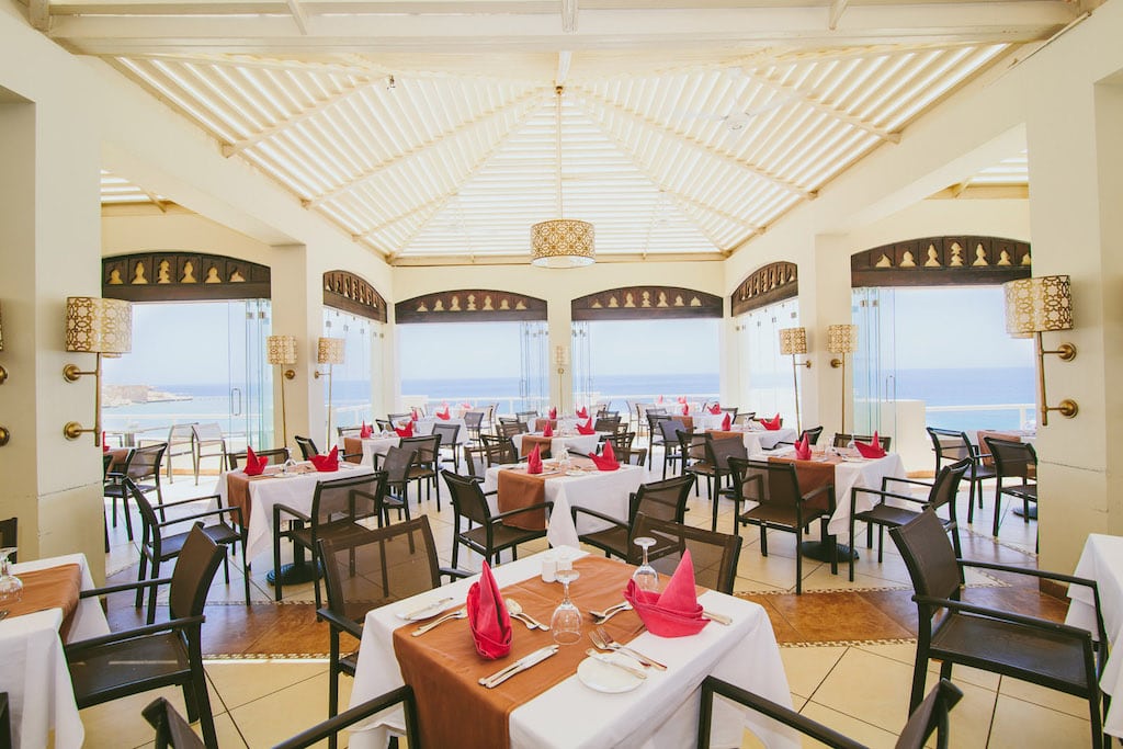 Veraclub Reef Oasis Beach Resort a Sharm el Sheikh, ristorante vista mare