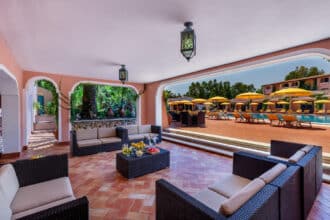 Veraclub Cala Ginepro Resort & Spa a Orosei in Sardegna, zona lounge esterna