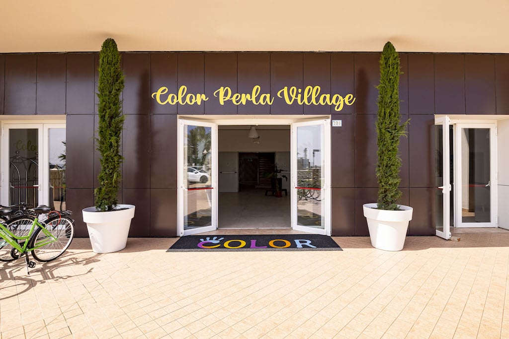Color Perla Village sulla Riviera Romagnola, ingresso