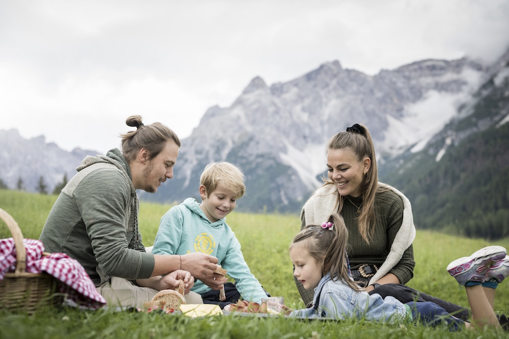 Family Resort Rainer per bambini in Val Pusteria, pic nic