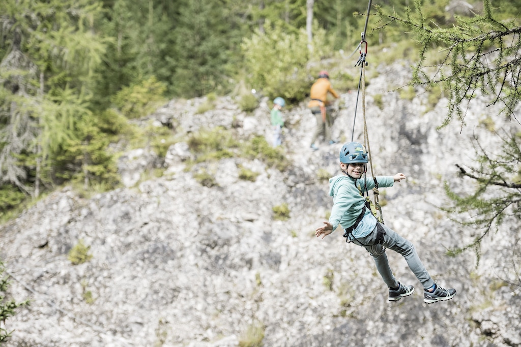 Family Resort Rainer per bambini in Val Pusteria, scalata per bambini