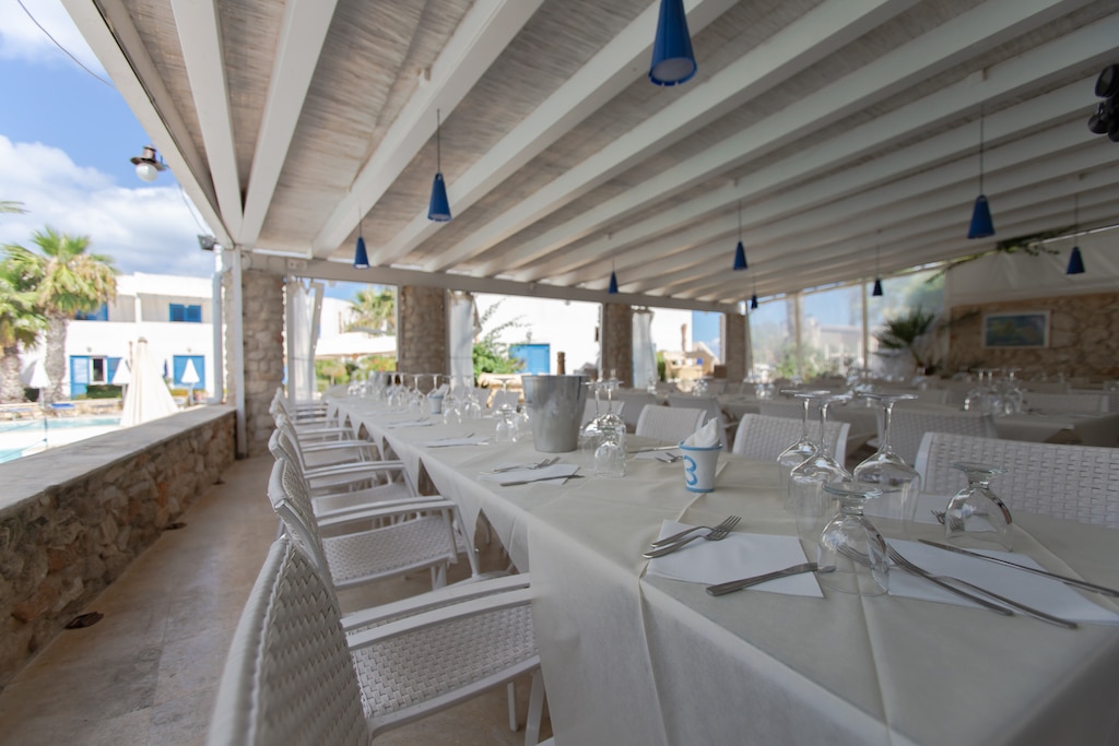 Resort Cala La Luna a Favignana in Sicilia, ristorante