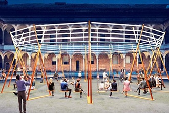 The amazing Playground, installazione di Stefano Boeri commissionata da Amazon.it