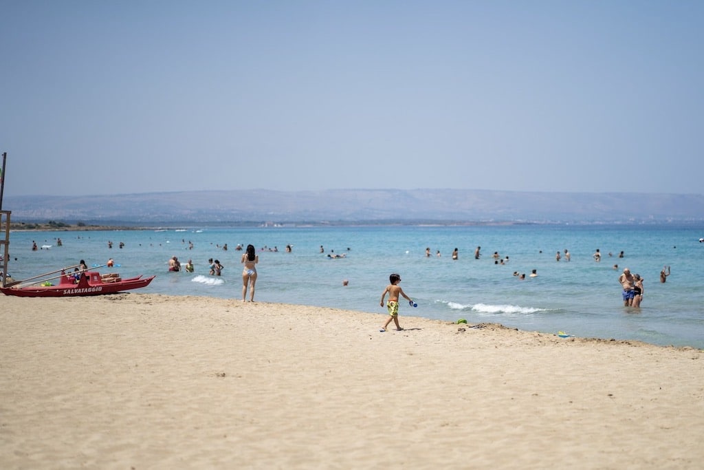 Aqua Green Resort a Noto in Sicilia, spiaggia
