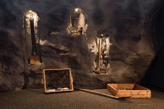 museo delle miniere di Cogne, Val d'Aosta, strumenti dei minatori