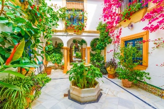 Un patio di Cordova, Spagna