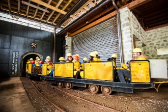 Miniera di Predoi in Trentino, trenino dei minatori 