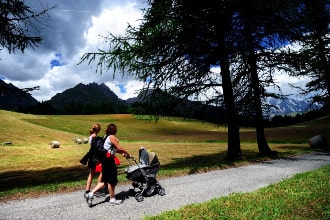 passeggiate con i bambini a La Thuile sul Monte Bianco