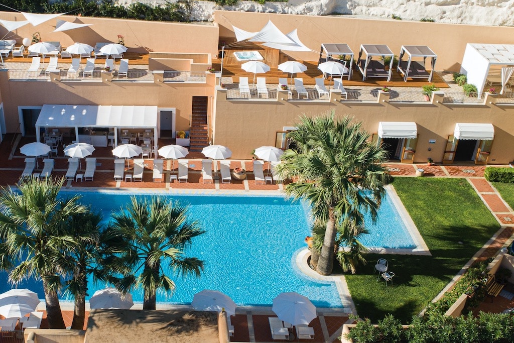 Hotel Punta Nord-Est a Castellammare del Golfo, piscina