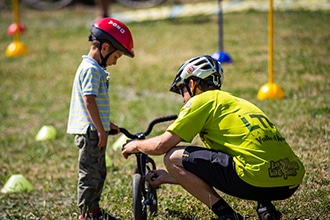 Percorsi in bicicletta adatti a famiglie e bambini a La Thuile, Monte Bianco