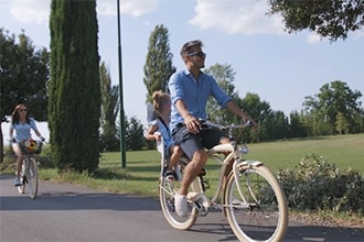 Con le bici del Resort Valle di Assisi