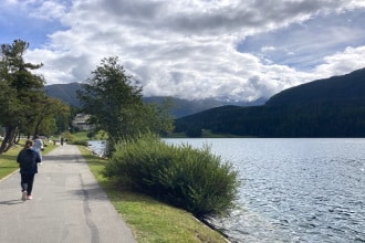 Passeggiata lago di Sankt Moritz