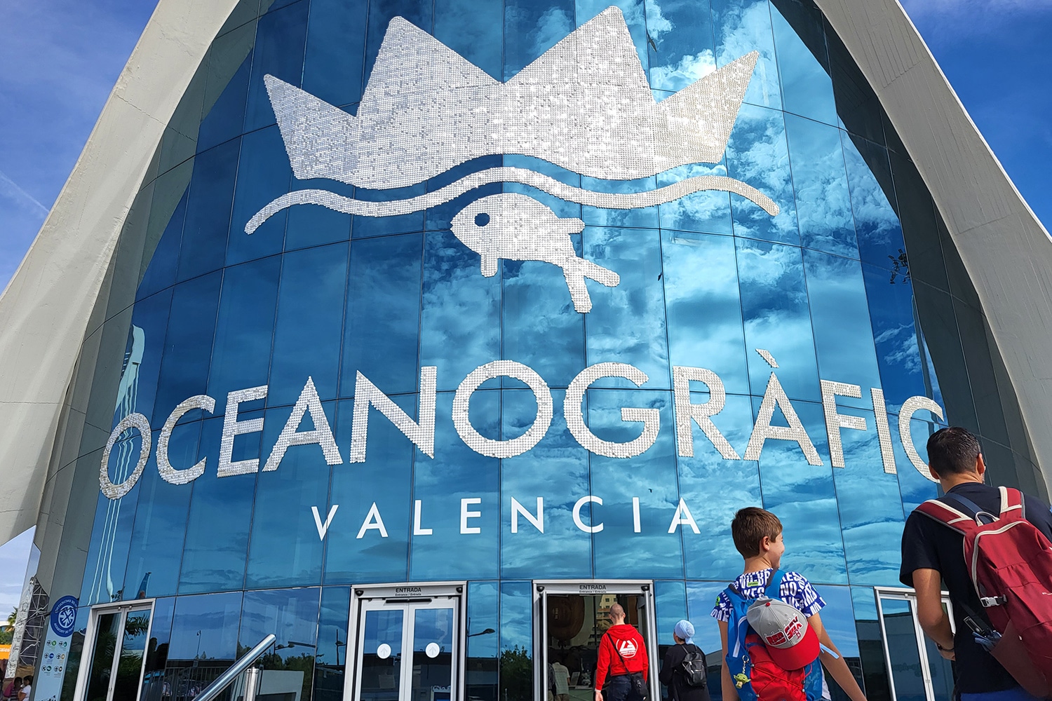Oceanografico di Valencia, ingresso