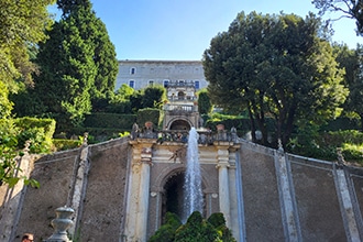 Villa d'Este a Tivoli, loggiati