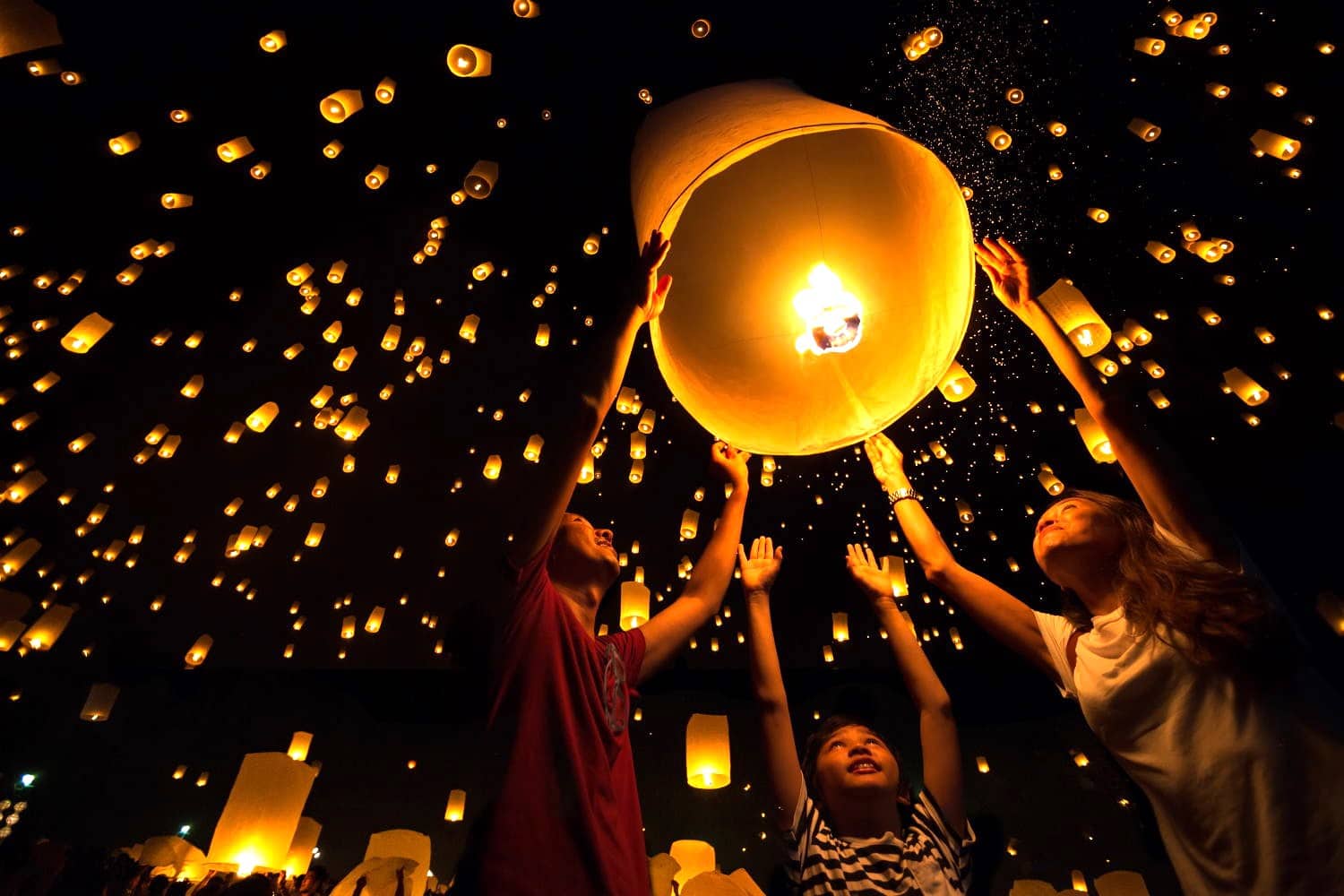 Festival delle Lanterne di luci in Thailandia