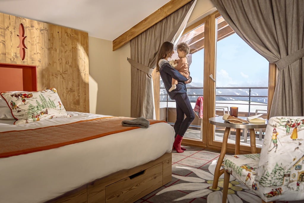Club Med Le Rosière resort per bambini sulle Alpi francesi, camera family