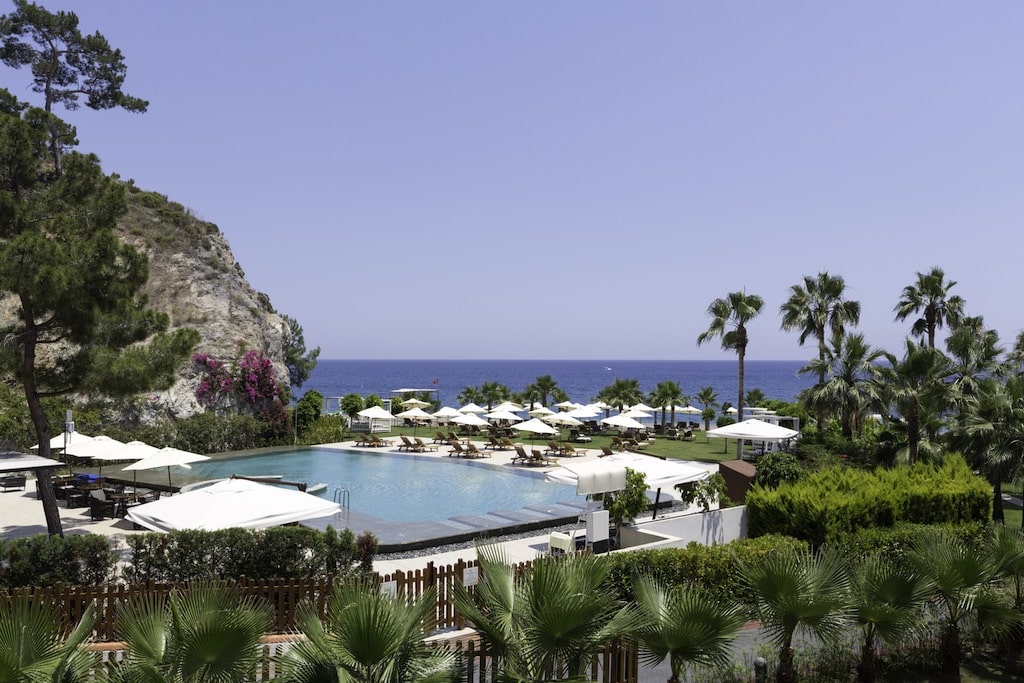 Club Med Palmiye resort per bambini in Turchia, esterno con piscina
