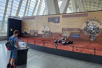 Museo delle Scienze Valencia, sonde Marte