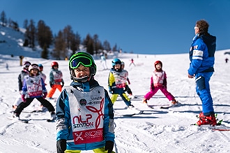 Skiarea Campiglio Dolomiti, scuola sci bambini Folgarida