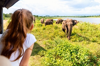 Safari con i bambini in Sri Lanka