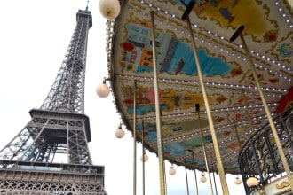 Torre Eiffel con bambini