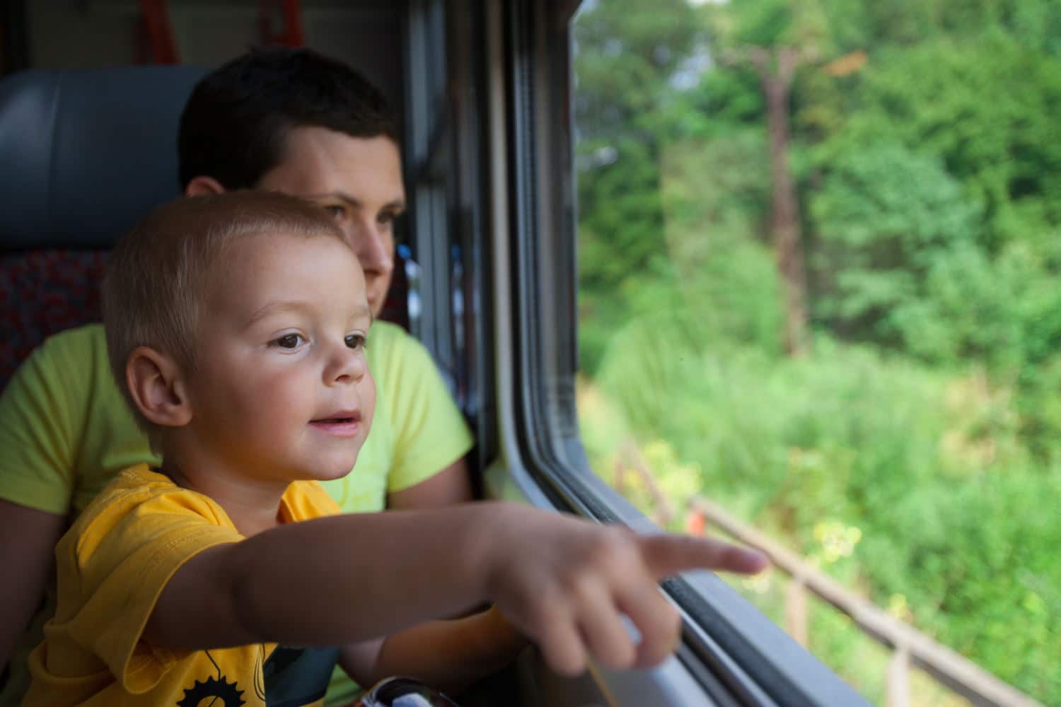 Viaggiare in treno con bambini