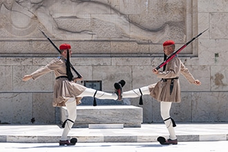 Cambio della guardia in Piazza Syntagma